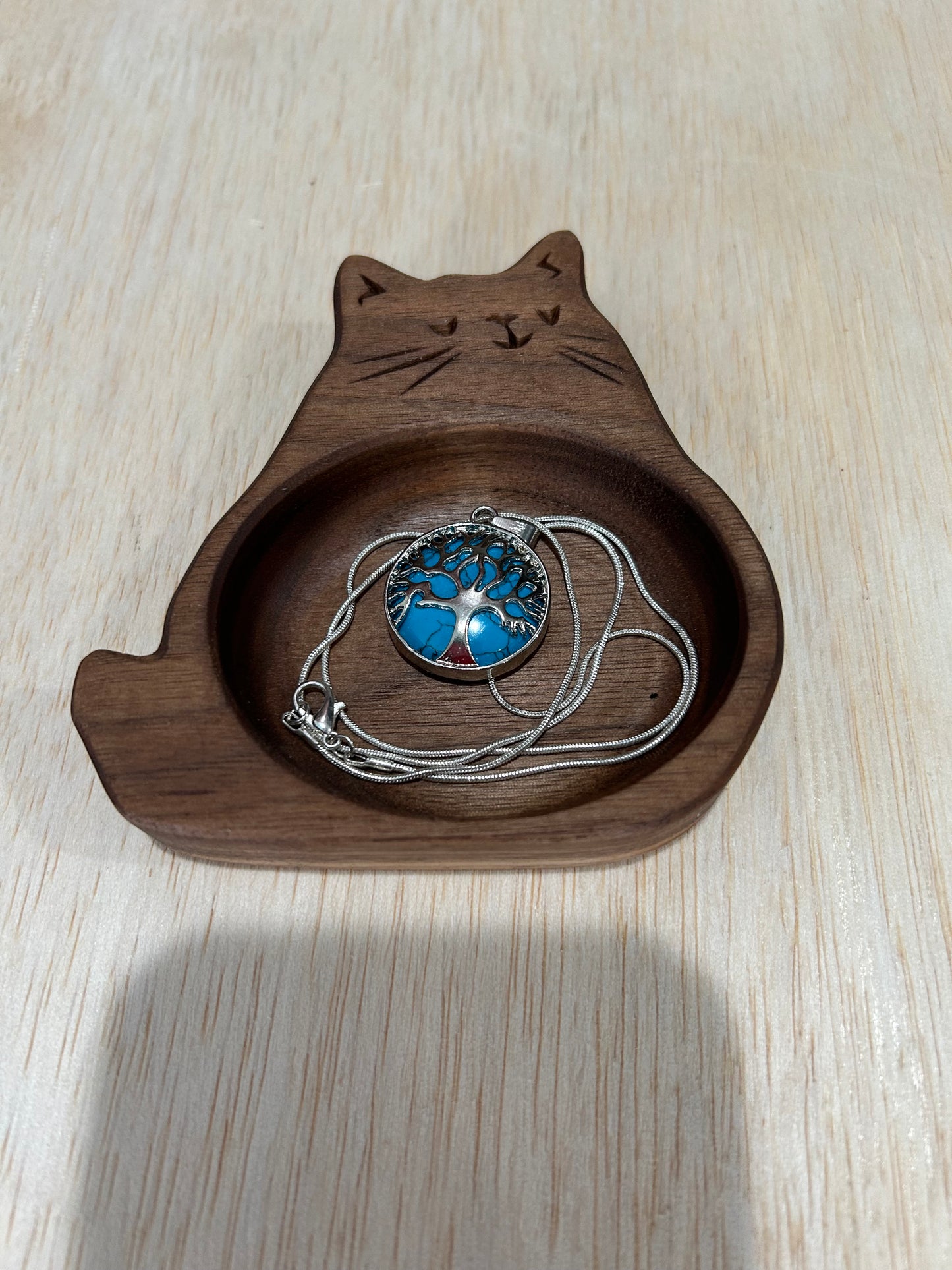 Cat jewelry tray
